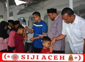 Pasca Banjir Walikota Langsa Terus Berpacu Bantu Anak Yatim dan Piatu