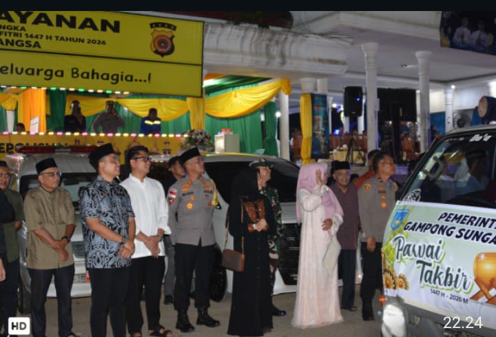 Semarak Idul Fitri, Pemko Langsa Laksanakan Pawai Takbir Bersama Masyarakat